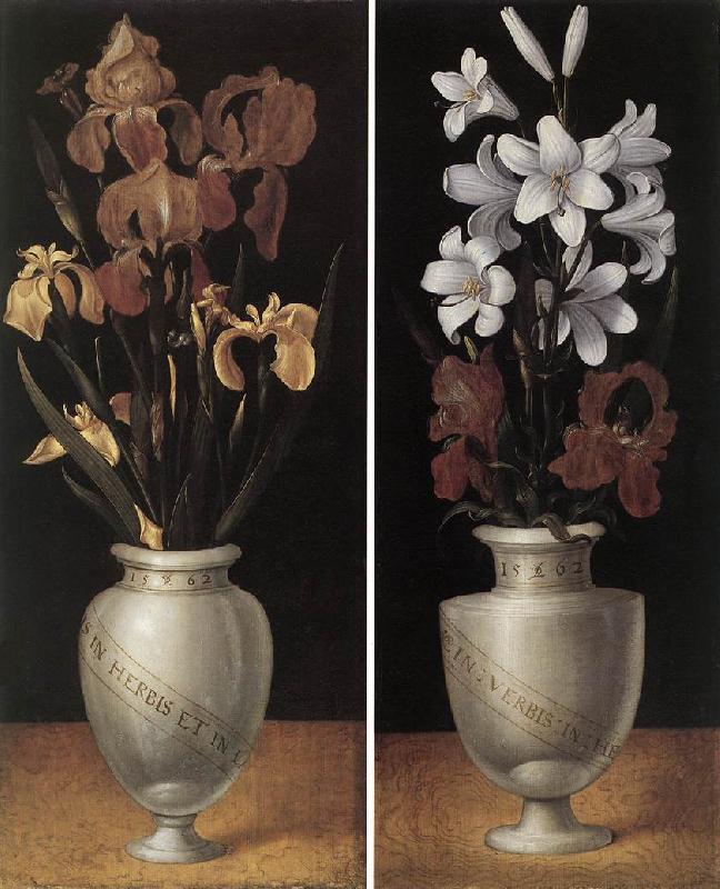 RING, Ludger tom, the Younger Vases of Flowers DTU oil painting image
